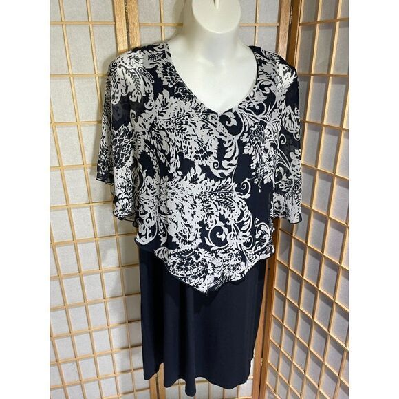 Dress Barn Sz 22 Layered Dress - Picture 1 of 10
